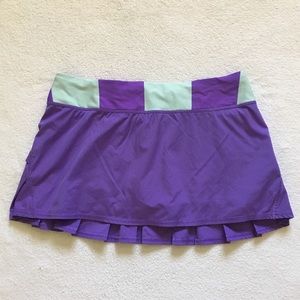 Lululemon Run Pace Setter Skirt Purple 10 Reg